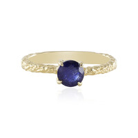 Blauer Madagaskar-Saphir-Silberring