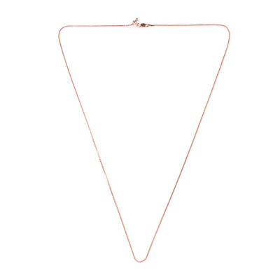 Silber-Foxtail-Kette - 3,97 g - 61 cm - rosévergoldet