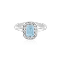 Aquamarin-Silberring