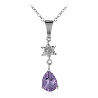 Amethyst-Silberhalskette