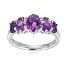 Sambia-Amethyst-Silberring