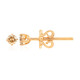 SI Rose de France-Brillant-Goldohrringe (Annette)