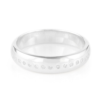 Diamant-Silberring