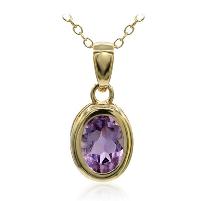 Amethyst-Silberhalskette