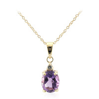 Amethyst-Silberhalskette