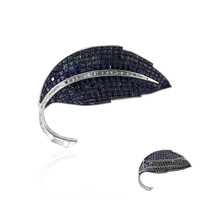 Blauer Saphir-Goldbrosche (Estée Collection)