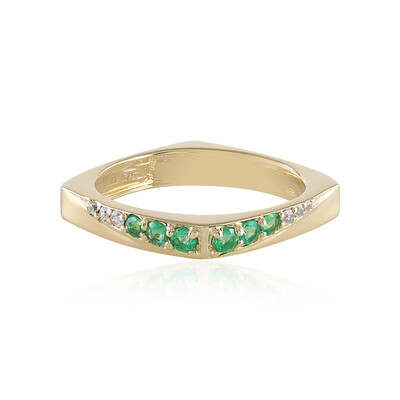 Russischer Smaragd-Goldring (de Melo)