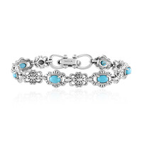 Sleeping Beauty-Türkis-Silberarmband (Desert Chic)