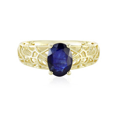 Blauer Madagaskar-Saphir-Goldring (Ornaments by de Melo)