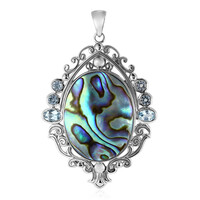 Abalone-Muschel-Silberanhänger (Art of Nature)