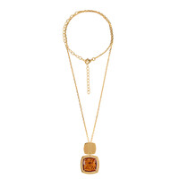 Baltischer Cognac-Bernstein-Silberhalskette