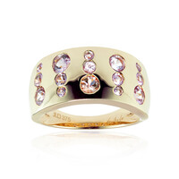 Pinkfarbener Saphir-Goldring (de Melo)