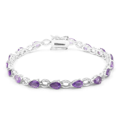 Sambia-Amethyst-Silberarmband