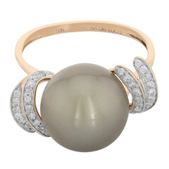 Tahitiperlen-Goldring