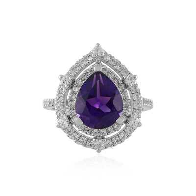 Sambia-Amethyst-Silberring