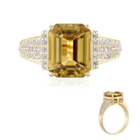 Gelber Zirkon-Goldring (Adela Gold)