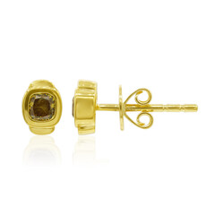 Gelber I3 Argyle-Diamant-Goldohrringe (Mark Tremonti)