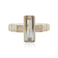 Mehrfarbiger Ukrainischer Topas-Goldring (de Melo)