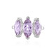 Lavendel-Amethyst-Silberring