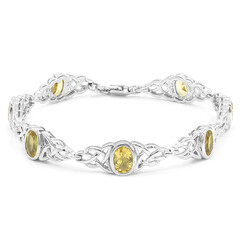 Heliodor-Silberarmband