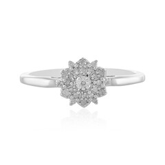 I2 (I) Diamant-Silberring