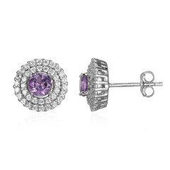 Amethyst-Silberohrringe