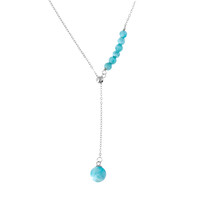 Larimar-Silbercollier