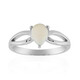 Weißer Opal-Silberring
