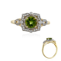 Grüner Turmalin-Goldring (Adela Gold)