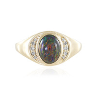 Andamooka-Matrix-Opal-Goldring (AMAYANI)