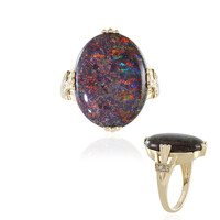 Andamooka-Matrix-Opal-Goldring (AMAYANI)