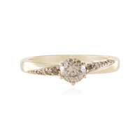 I3 Schokoladen-Brillant-Goldring