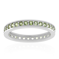 Burmesischer Peridot-Silberring