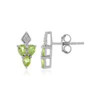 Arizona-Peridot-Silberohrringe