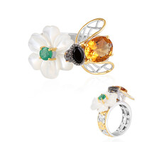 Edelstein-Silberring (Gems en Vogue)