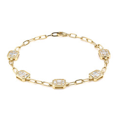 SI2 (H) Diamant-Goldarmband (CIRARI)