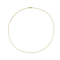 Silber-Criss-Cross-Kette - 3,8 g - 60 cm - vergoldet