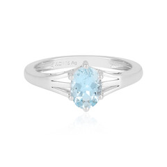 Aquamarin-Silberring