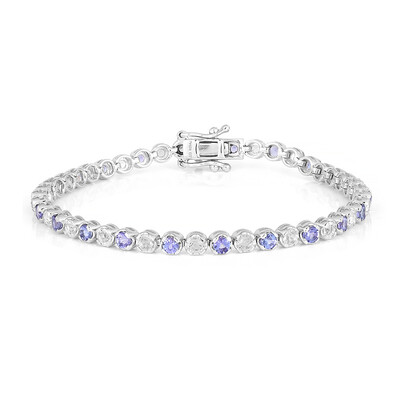 Tansanit-Silberarmband
