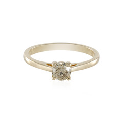 I1 Schokoladen-Brillant-Goldring
