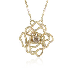 I1 Schokoladen-Brillant-Goldcollier