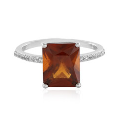 Hessonit-Granat-Goldring