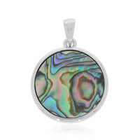 Abalone-Muschel-Silberanhänger
