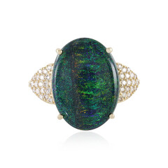 Andamooka-Matrix-Opal-Goldring (AMAYANI)