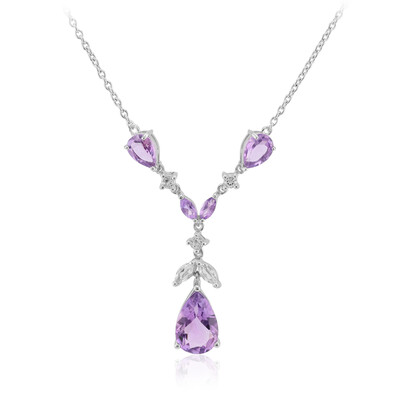 Amethyst-Silbercollier