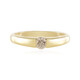I2 Schokoladen-Brillant-Goldring