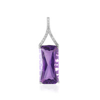 Uruguay-Amethyst-Silberanhänger