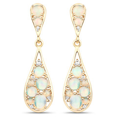 AAA-Welo-Opal-Goldohrringe (AMAYANI)