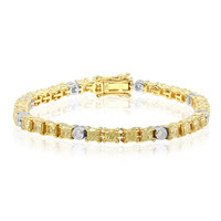 Gelber SI2 Brillant-Goldarmband (CIRARI)