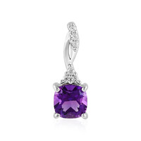 Sibirischer Amethyst-Silberanhänger